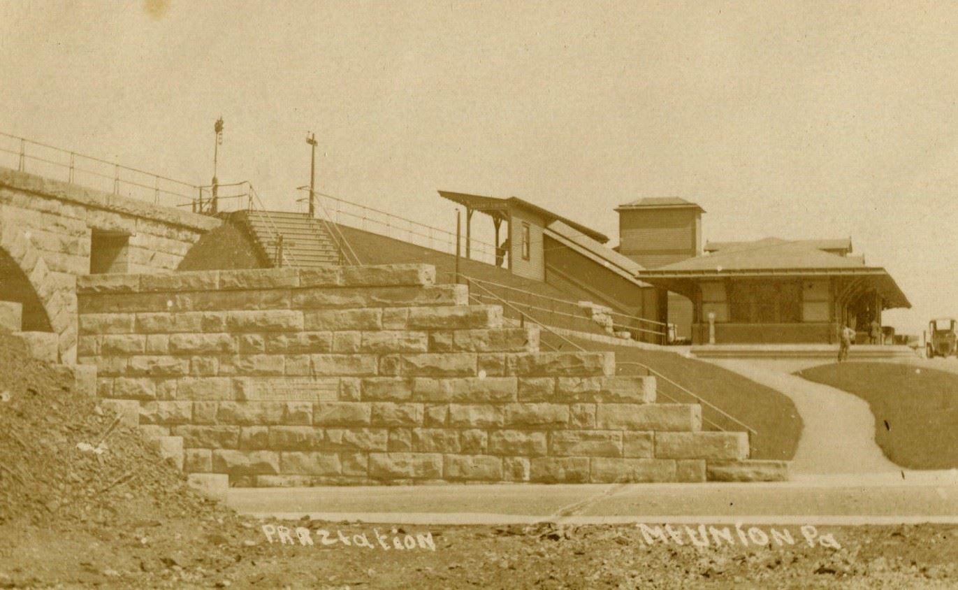 Pennsylvania Railroad Station Mount Union 1908